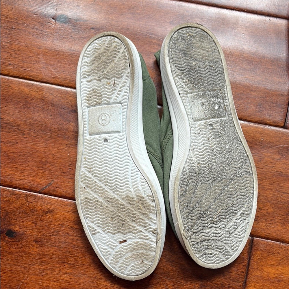Women’s Canvas Shoes - Blue, Navy, Green, White - Picture 3 of 15